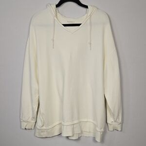 Athleta Women's Cream‎ Hoodie, Oversized, XL